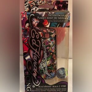 Ed Hardy Colorful Tattoo Faceplate for Blackberry Bold 9700